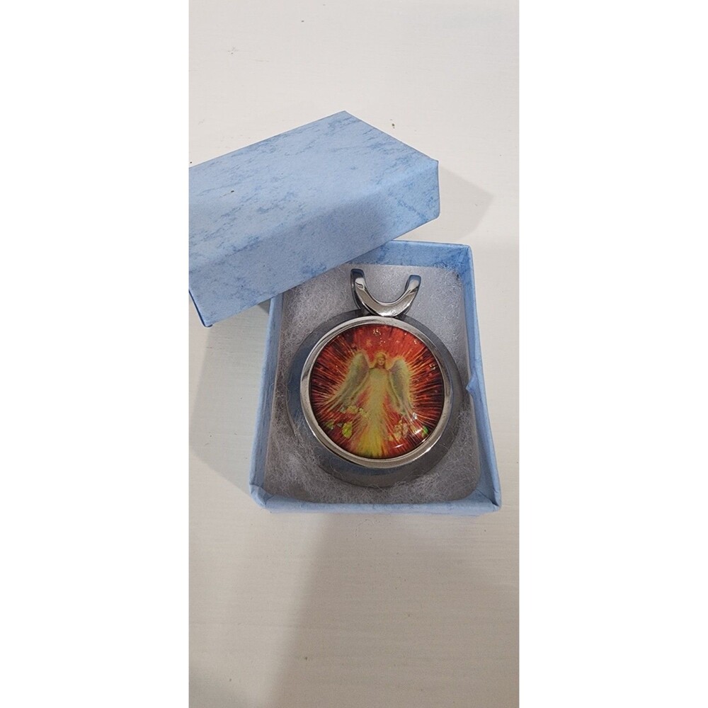 Julia Watkins Angel of New Hope Energy Pendant Necklace Charm Magical Chi